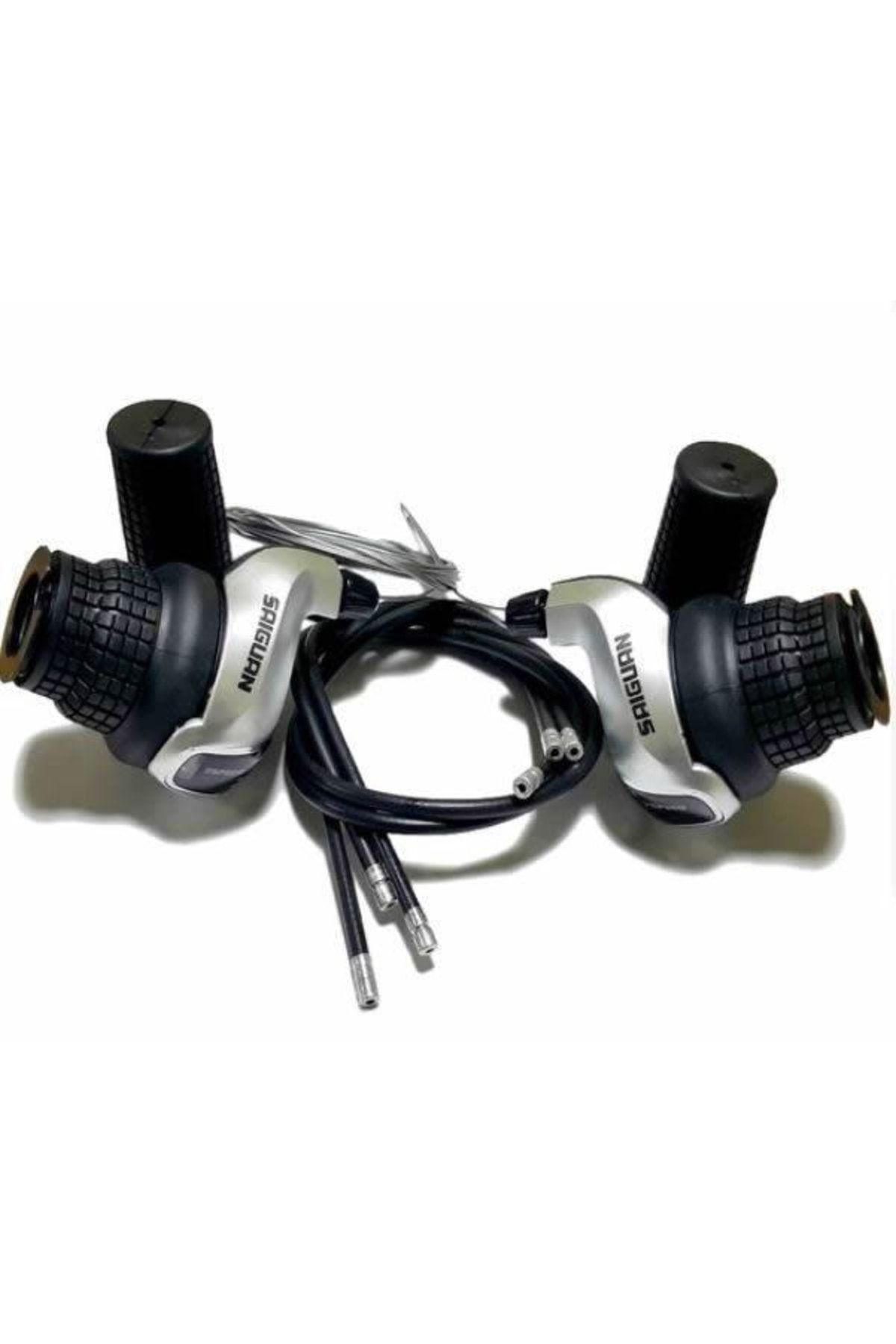 Saiguan Bisiklet Koldan Vites Kolu Göstergeli Tx-43