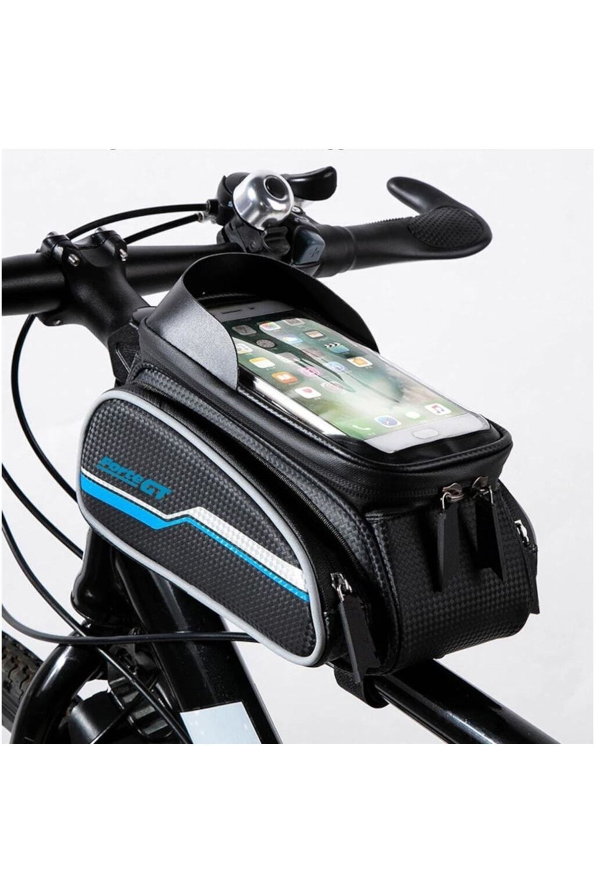 Fortegt 816 Heybe Bisiklet Çantası Kadro Üstü Telefon Gözlü Çanta