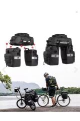 75 Litre 3 In 1 Çok Amaçlı Bisiklet Tur Heybesi, Sırt Çantası Xbyc 889