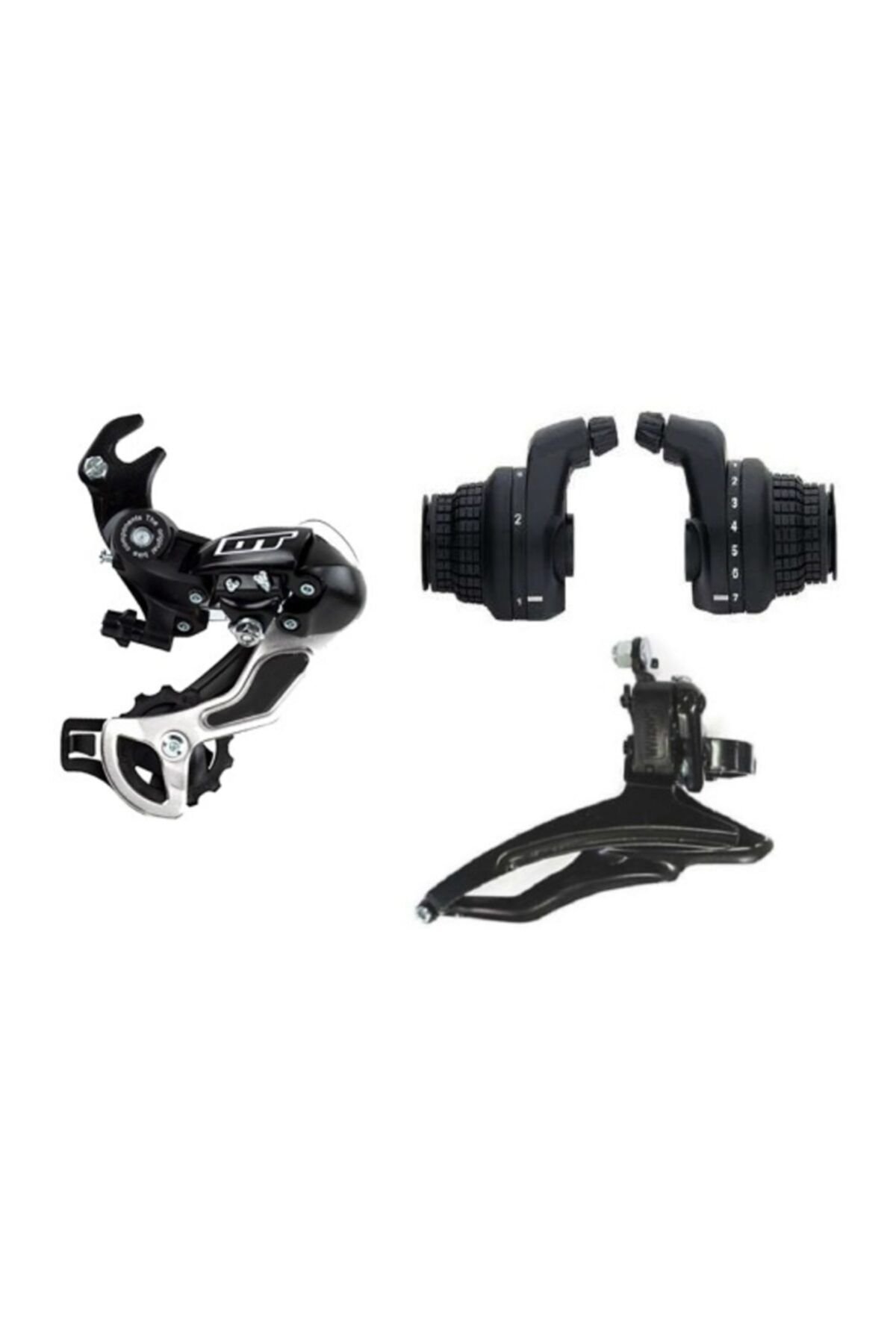 Bisiklet Dtx30 Braketli Vites Seti Ön-arka Aktarıcı-index Vites Kolu 3*7