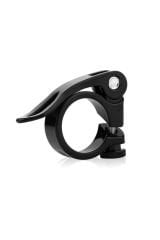 Siyah Alüminyum Bisiklet Sele Sıkma Mandalı Ve Kelepçesi 28.6 mm