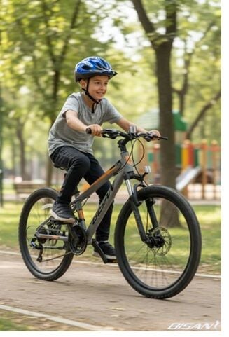 BİSAN COOPER 20 JANT V Fren 21 vites 28 CM Açık Gri Siyah/Sarı