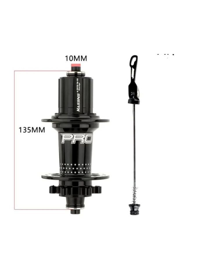 HASSNS Pro7 32 Delik Siyah Arka Bisiklet Göbeği