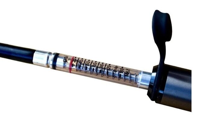 Moon Aıolos Gauge Pro-HP Hortumlu Bar Göstergeli Bisiklet Pompası 160Psi