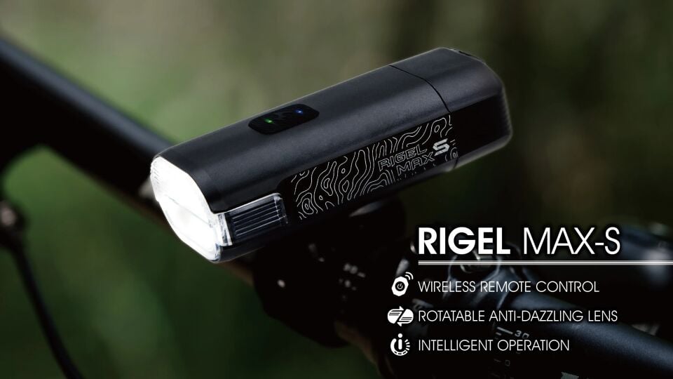 Moon RIGEL MAX-S 1600 Lümen USB Bisiklet Ön Lambası Siyah