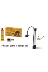 Emir Bisiklet'de Golden 160 Psi Alm Pompa + 48'li Yama + Top Şişirme Iğnesi + Sibop Dönüştürüc-seti