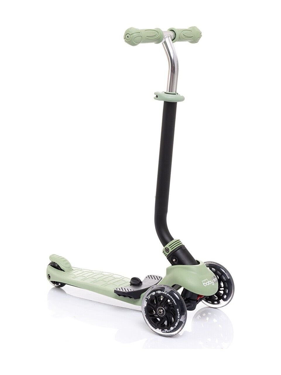 Baby Toys Funride 5 Özellikli Oturaklı Işıklı Tekerlekli 3 Tekerlekli Scooter