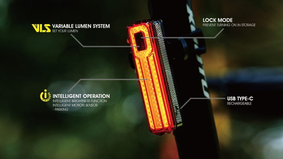Moon HELIX MAX 250 Lümen USB Arka Lamba (Park sensörü)