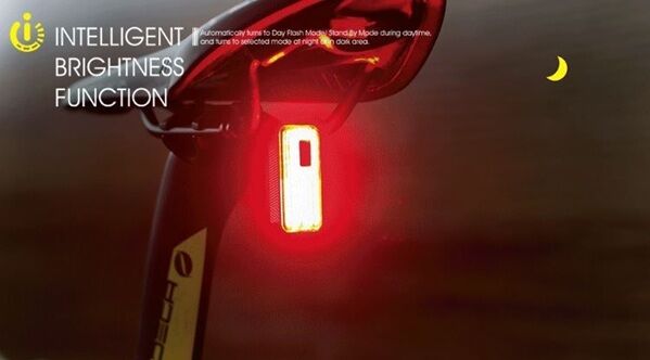 Moon HELIX MAX 250 Lümen USB Arka Lamba (Park sensörü)