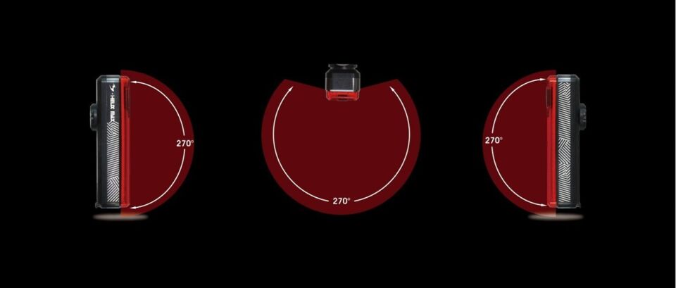 Moon HELIX MAX 250 Lümen USB Arka Lamba (Park sensörü)