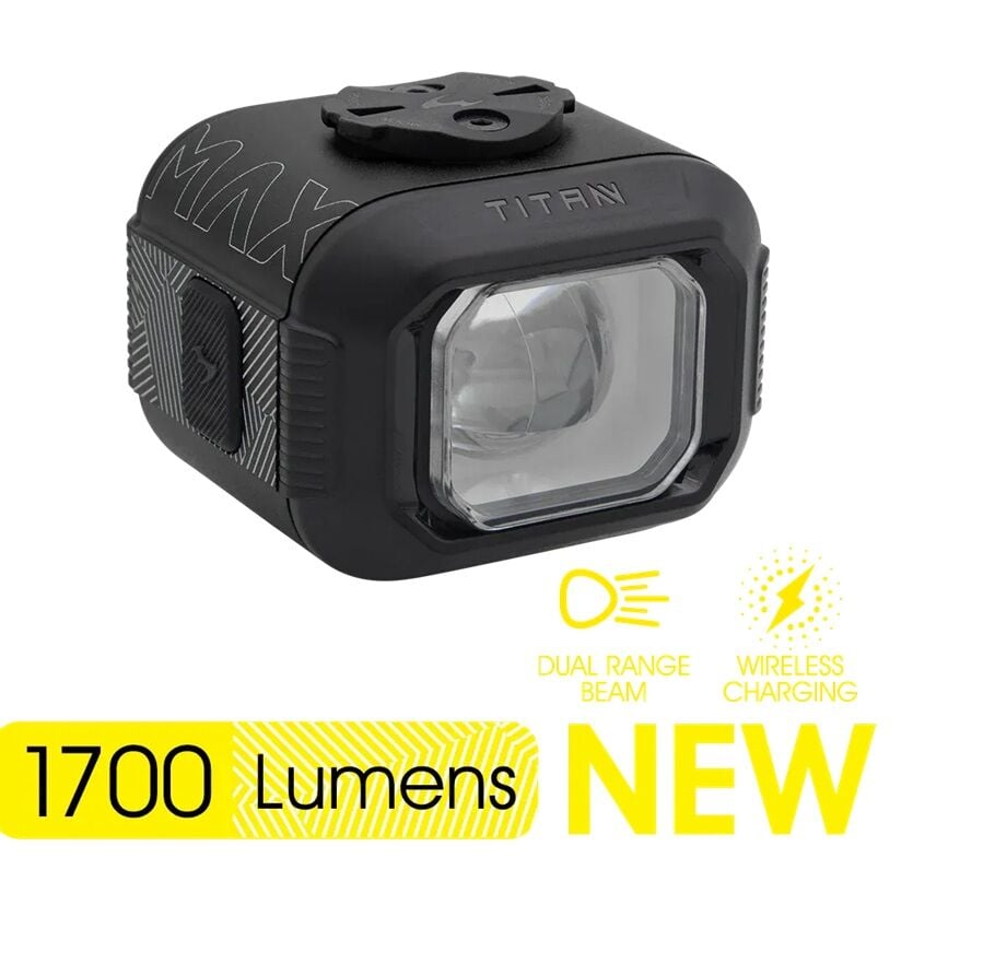 Moon TITAN MAX 1700 Lümen USB Bisiklet Ön Lambası Siyah