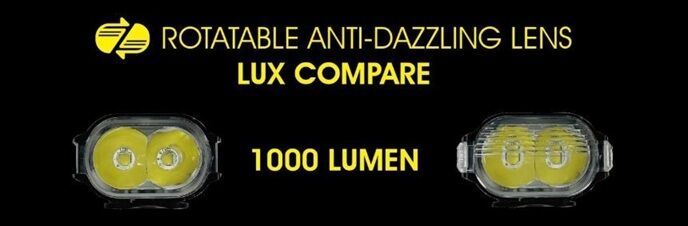 Moon RIGEL PRO 1000 Lümen USB Bisiklet Ön Lambası