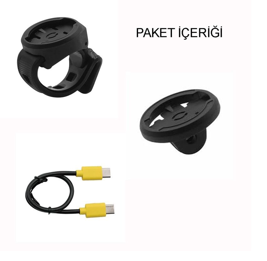 Moon TITAN MİNİ 700 Lümen USB Bisiklet Ön Lambası Siyah