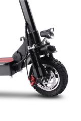Çift Amortisörlü 1000w 10 Inç Elektrikli Scooter Siyah
