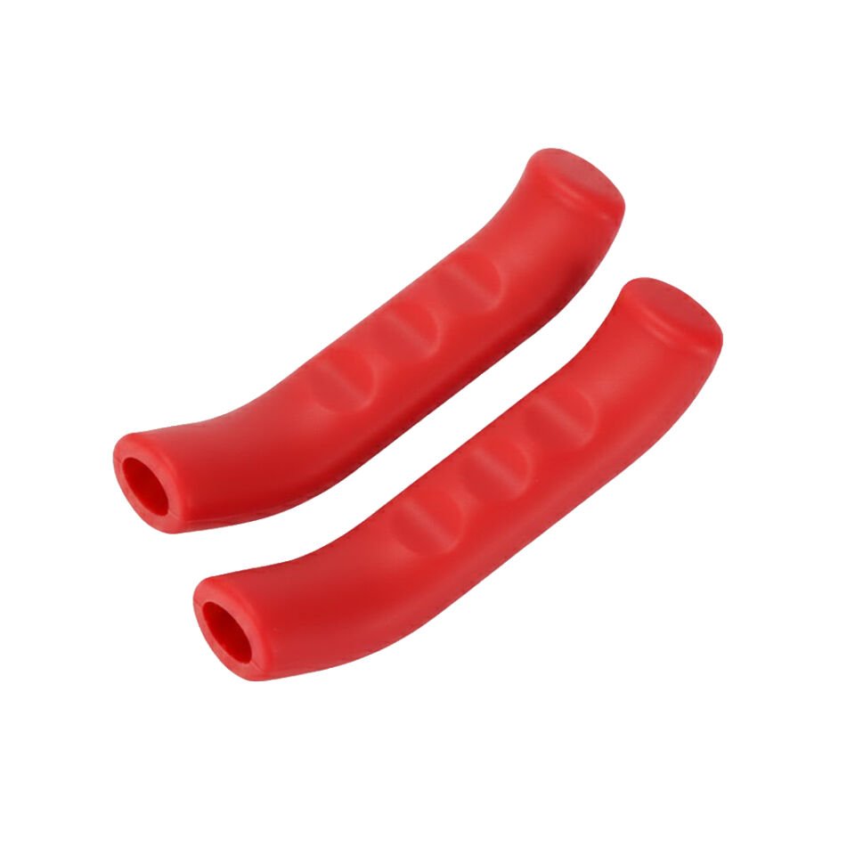 Kırmızı Bisiklet Scooter Silikon Fren Kolu Koruyucu (BİSİKLET SCOOTER FREN KOL KORUMA)