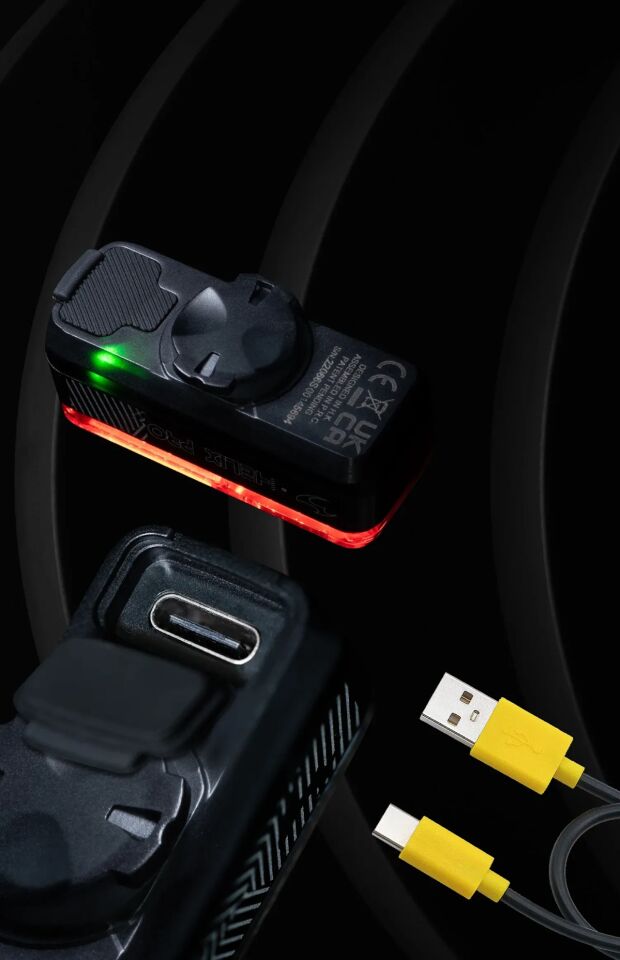 Moon HELIX Sense 150 Lümen USB Arka Lamba (Fren ve Park Sensörü)