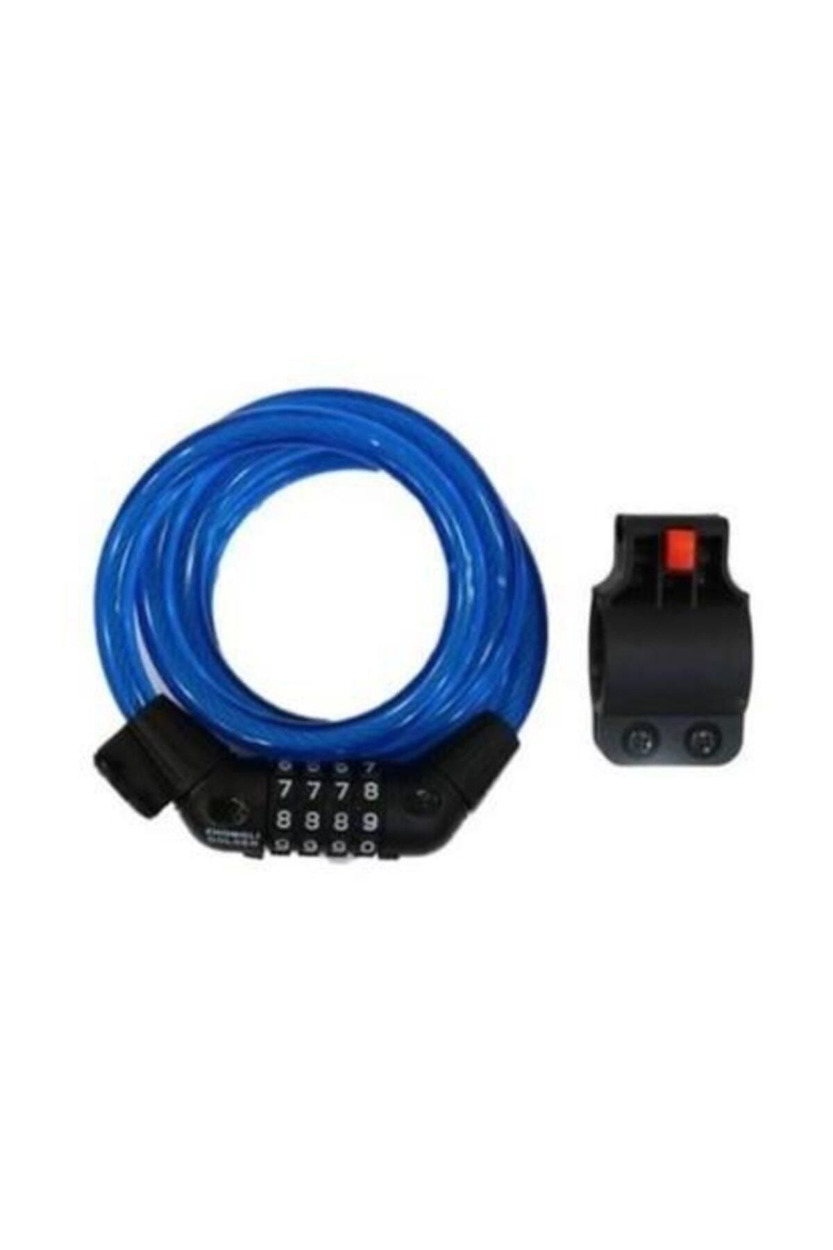 Bisiklet Kilidi 12*1200mm Değişebilir Şifreli Bisiklet Aksesuar Askı Dahil