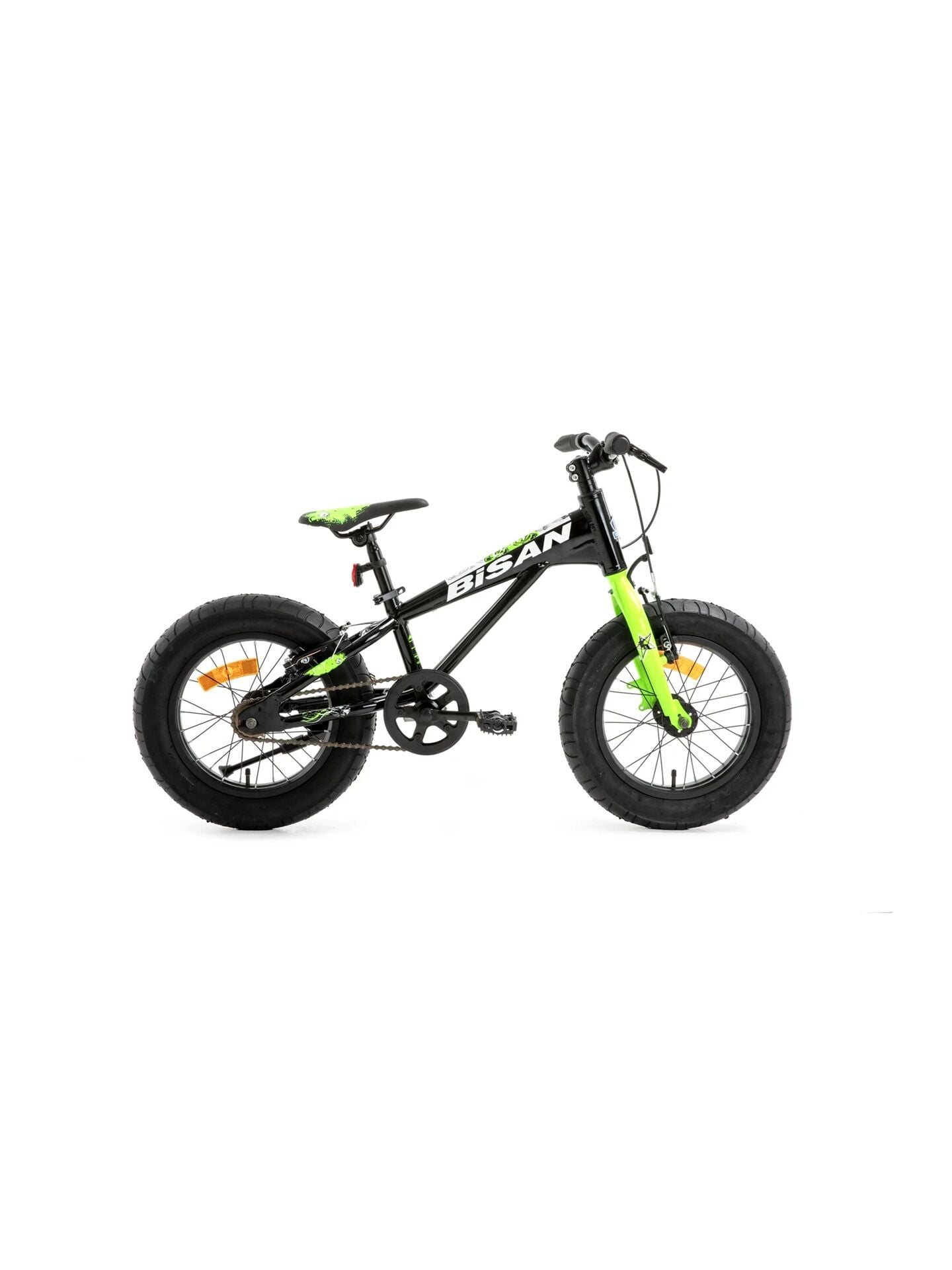 Bisan Limit - 16'' Jant - 9'' 23 Cm - Fat Bike Bisiklet - Siyah - Yeşil