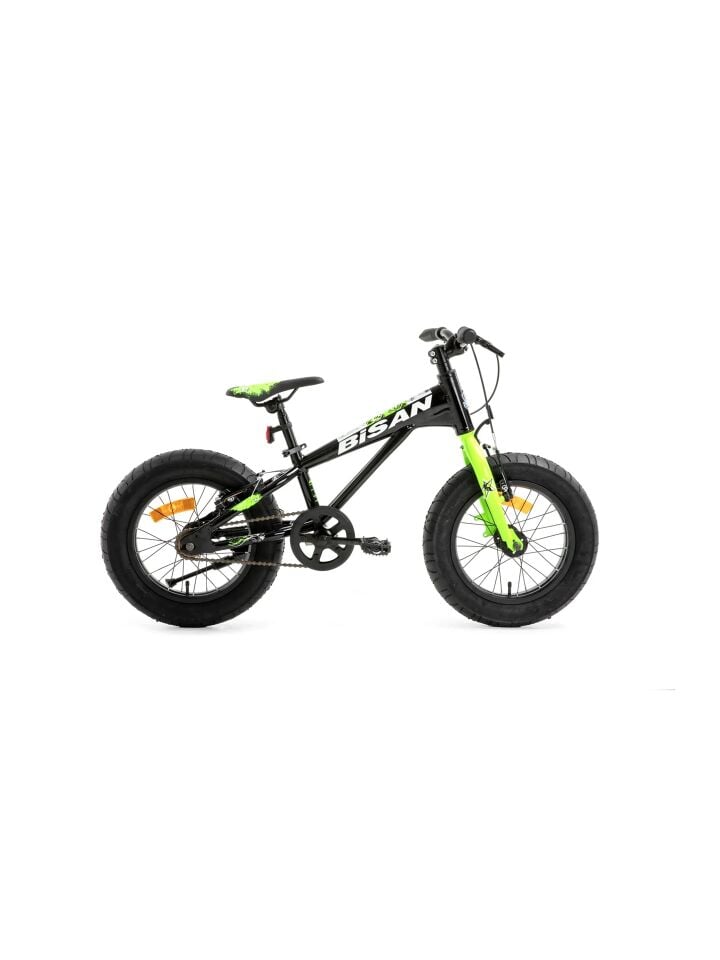 Bisan Limit - 16'' Jant - 9'' 23 Cm - Fat Bike Bisiklet - Siyah - Yeşil