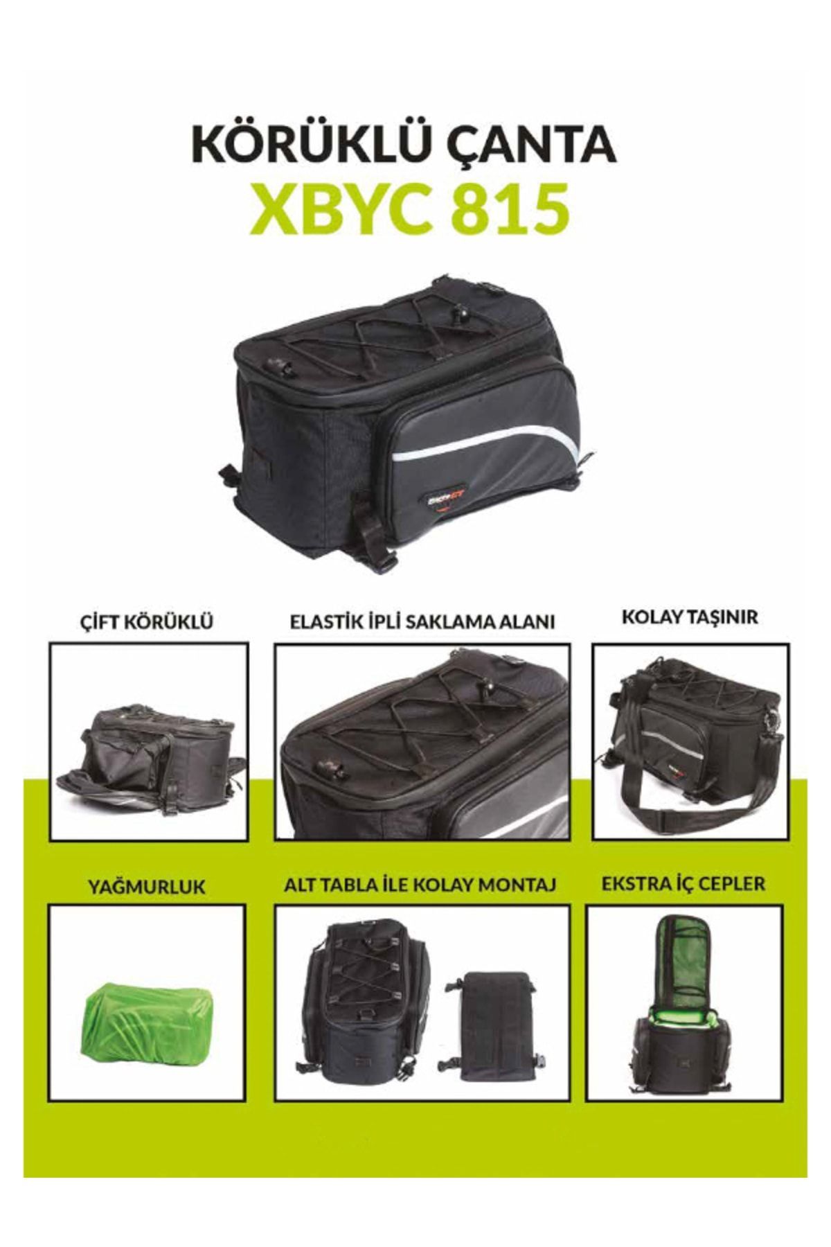 Forte Gt 14 Litre Çok Amaçlı Bisiklet Körüklü Heybe, Çanta