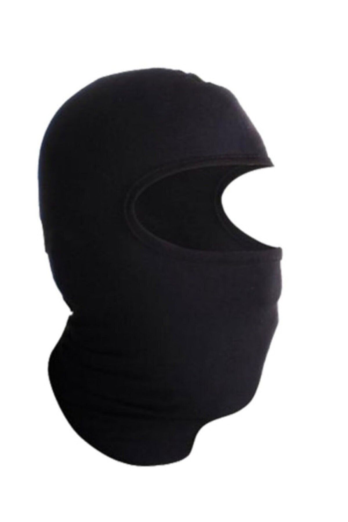Maske Balaklava Ince 1360 Düz Siyah Zilla-tex1360