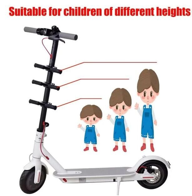 Elektrikli Scooter Çocuk Ek Tutma Gidonu Kavrama Kolu