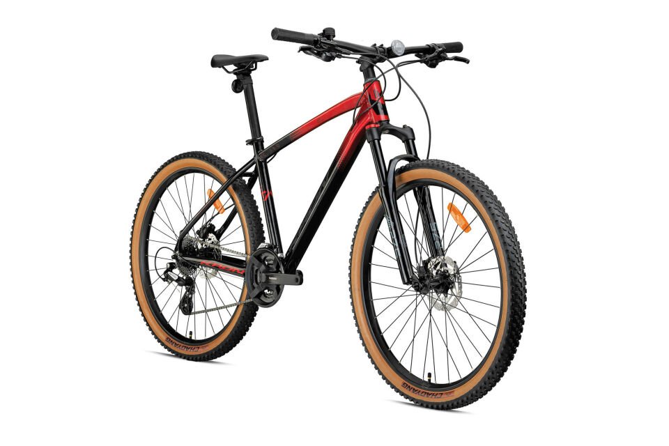 KRON XC 150 27,5 JANT  MTB 15 24 VİTES HD SİYAH KIRMIZI FÜME KIRMIZI