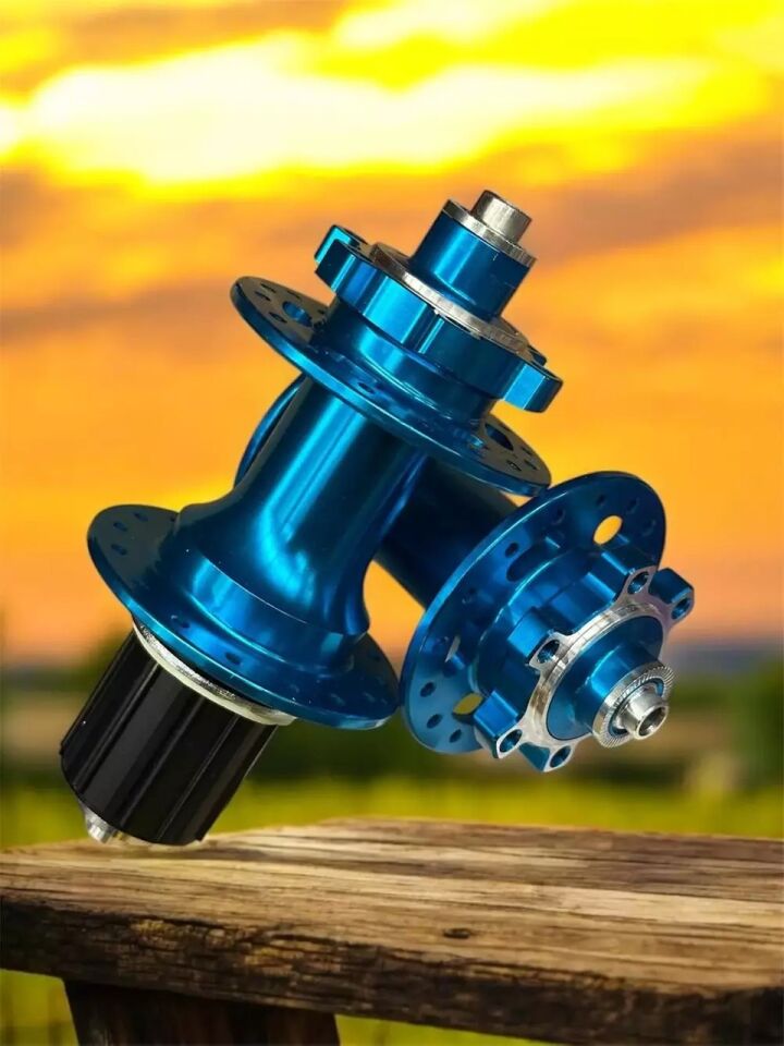 ForteGT Hub Sesli Ön Arka Göbek Seti Mavi XYBC-680 Mandallı 6 Vida Disk