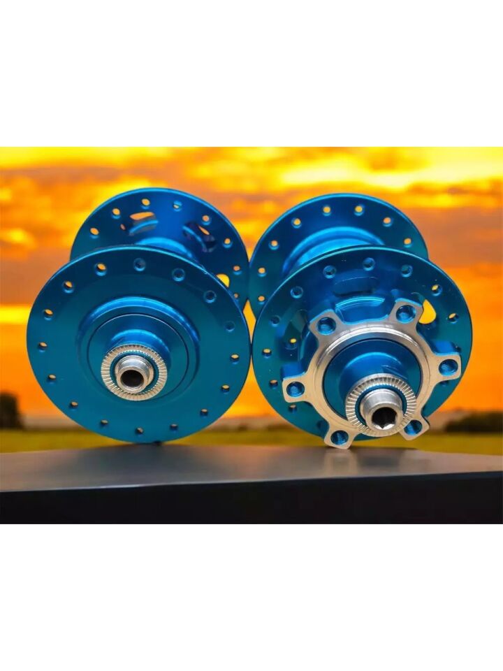 ForteGT Hub Sesli Ön Arka Göbek Seti Mavi XYBC-680 Mandallı 6 Vida Disk