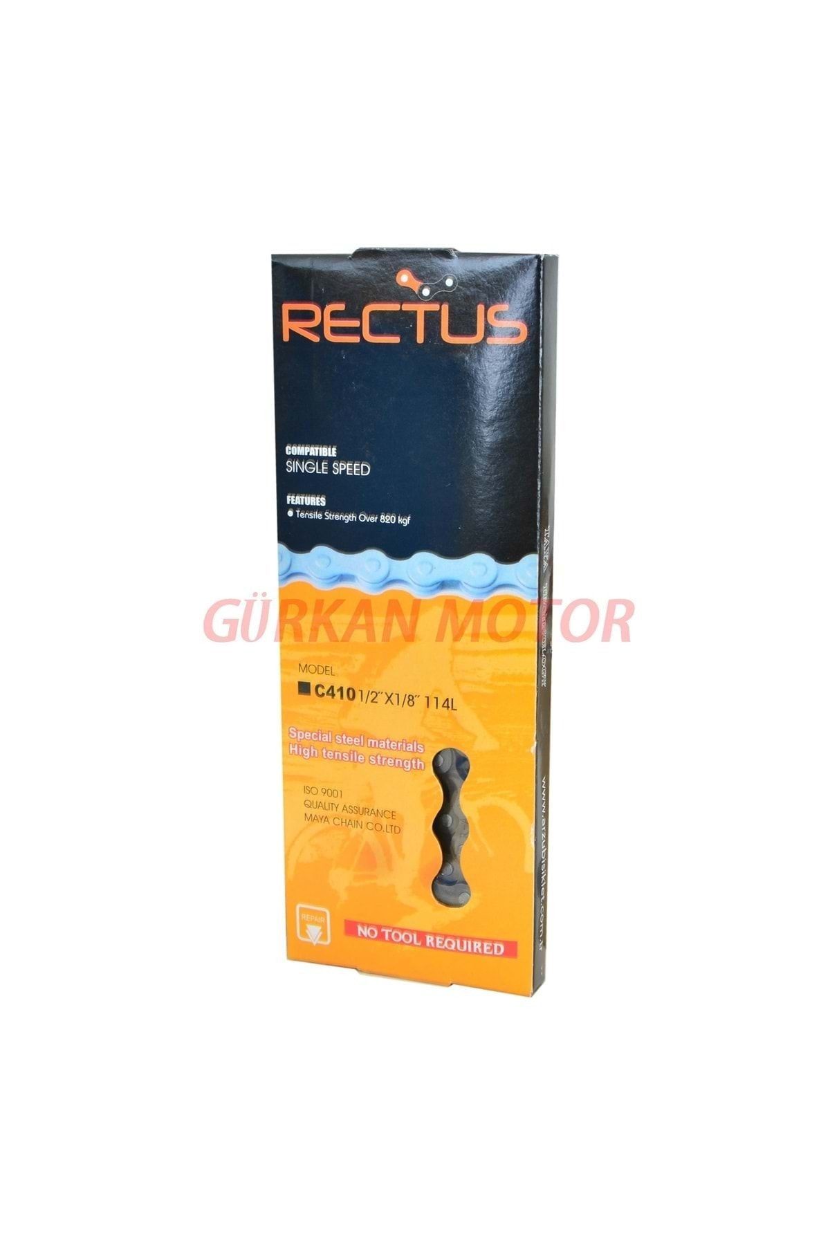 Bisiklet Zincir Rectus C-410 [114 Link] Kutulu