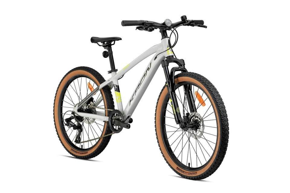 KRON XC 100 24 JANT MTB 13 KADRO  8 VİTES HD FREN BEJ NEON SARI SİYAH