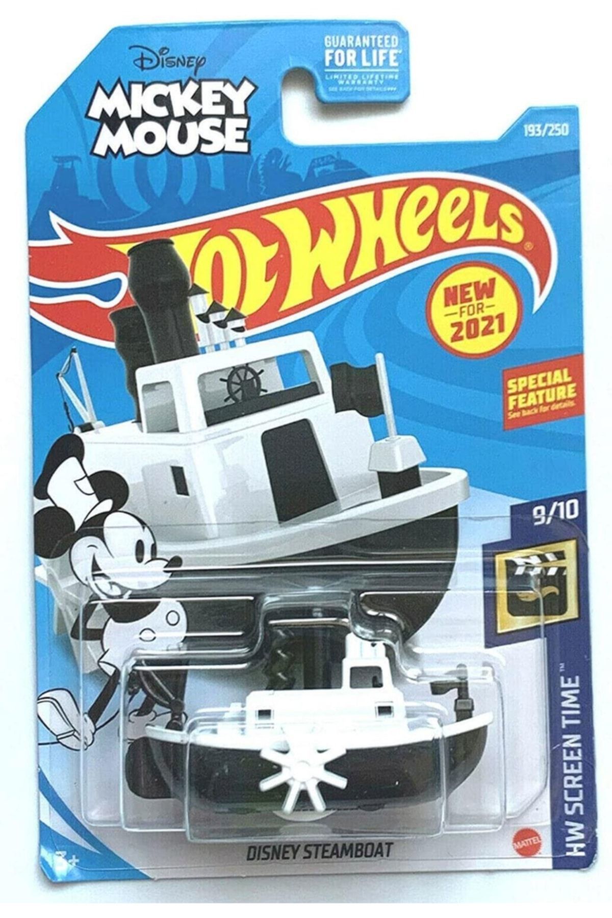 Disney Steamboat Tekli Arabalar 1/64 Ölçek Metal Oyuncak Araba