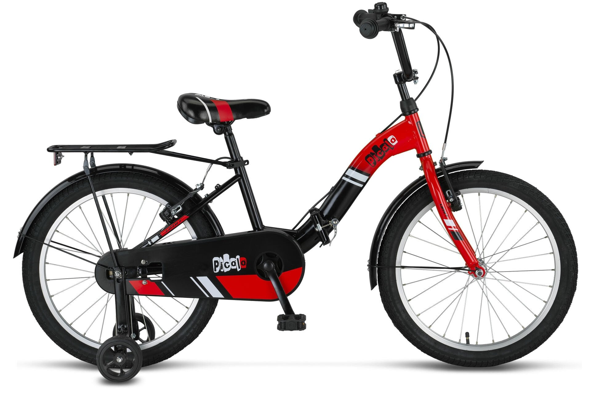 Ümit Picolo 20 Jant Katlanır Çocuk Bisikleti Siyah Kırmızı