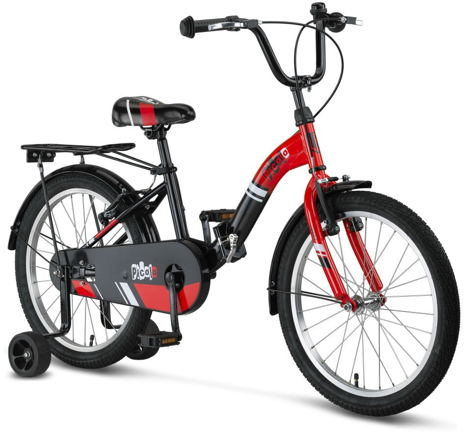 Ümit Picolo 20 Jant Katlanır Çocuk Bisikleti Siyah Kırmızı