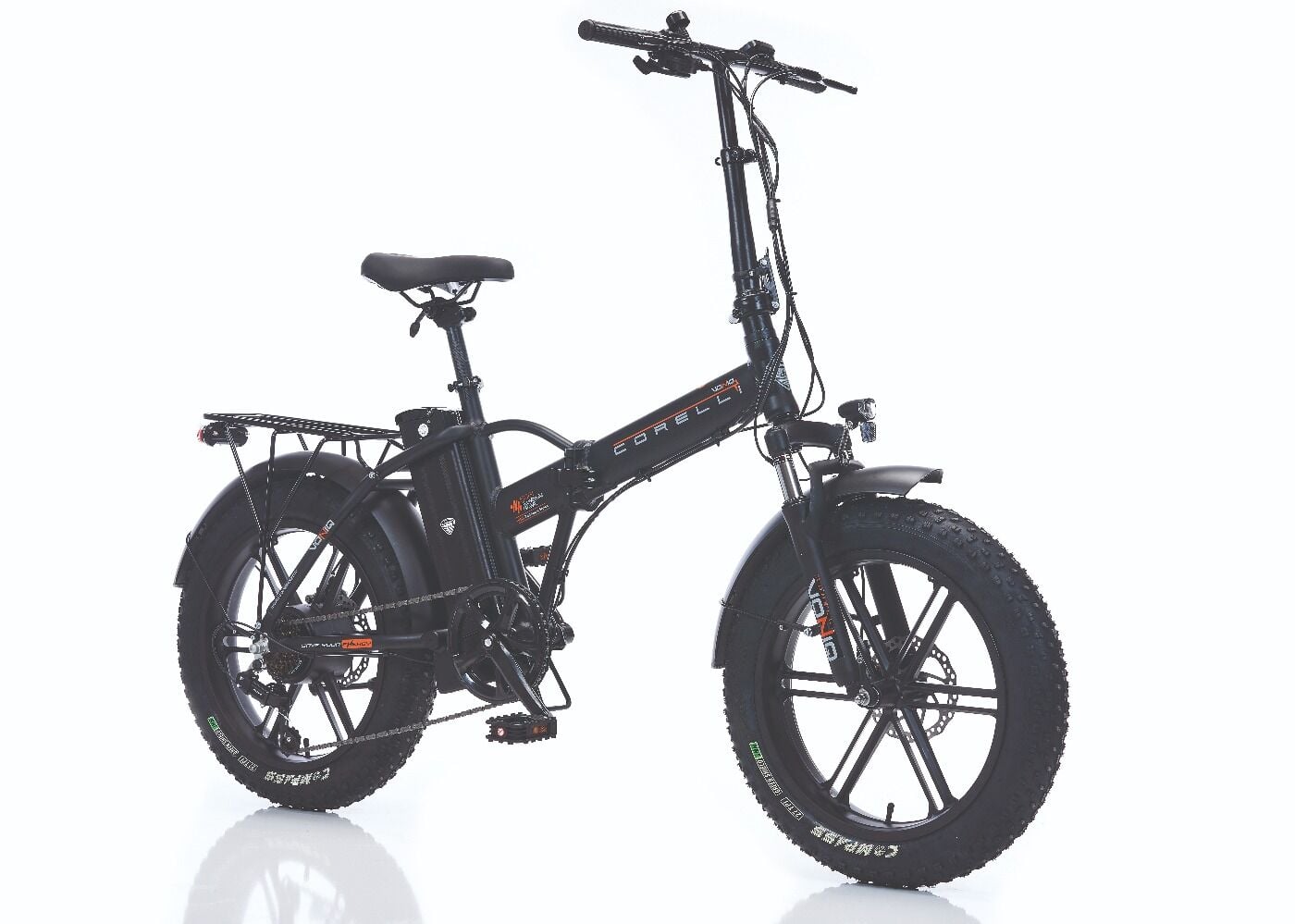 Corelli Voniq Eco Magnesium Jant - 20'' Jant - Elektrikli Katlanır ( Fat Bike ) Bisiklet GRİ