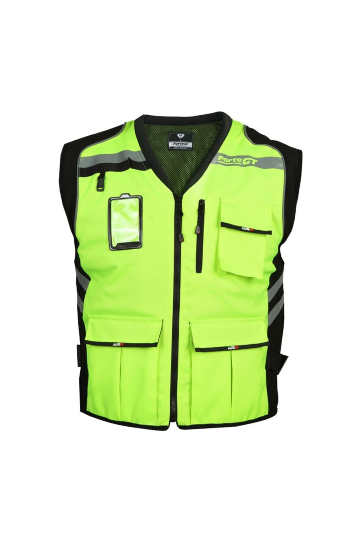 Unisex Yeşil Reflektif Yelek Xbyc 1188 XL BEDEN