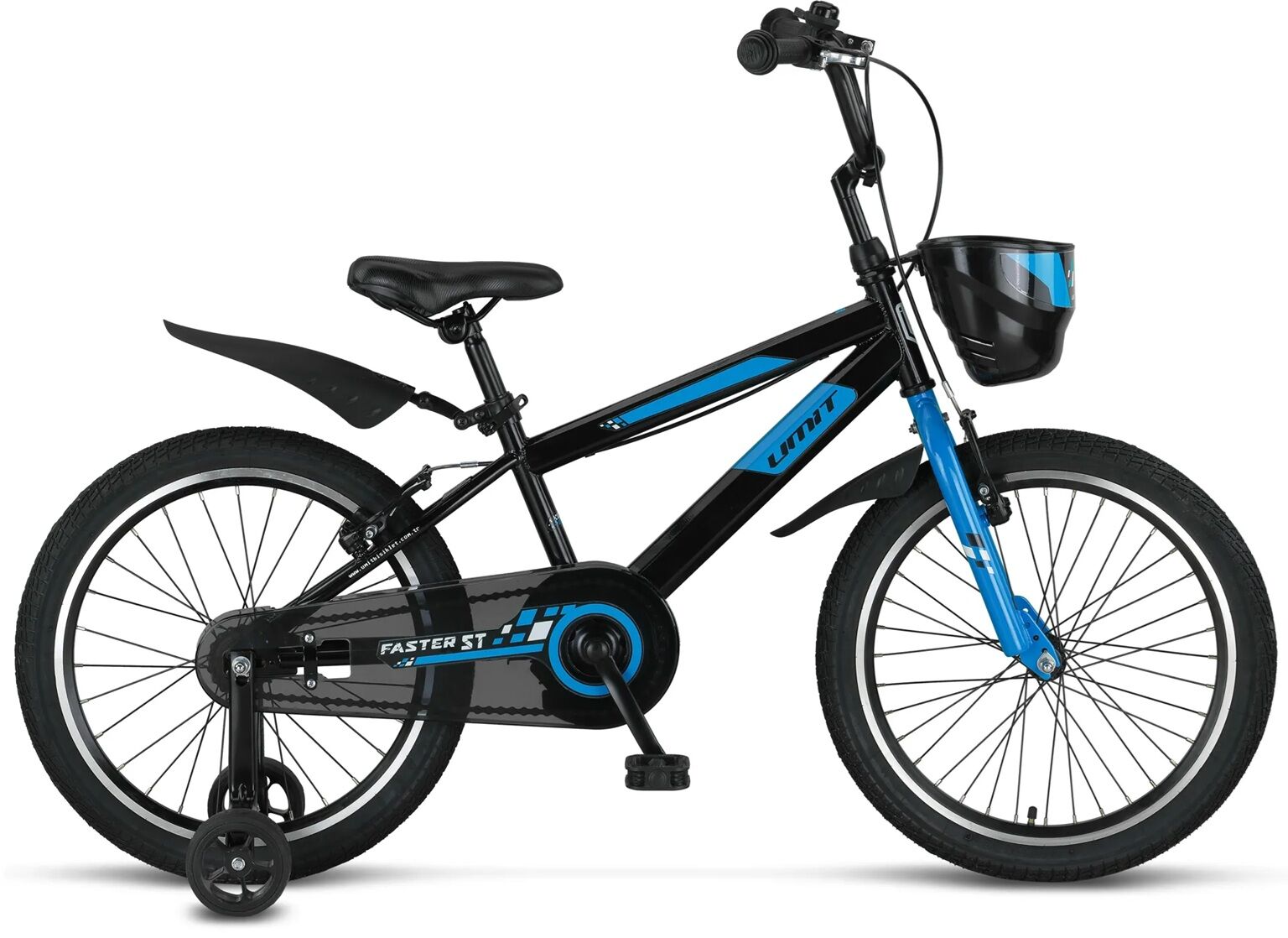 ÜMİT FASTER-ST-V-ERKEK ÇOCUK BİSİKLETİ 20 JANT SİYAH MAVİ