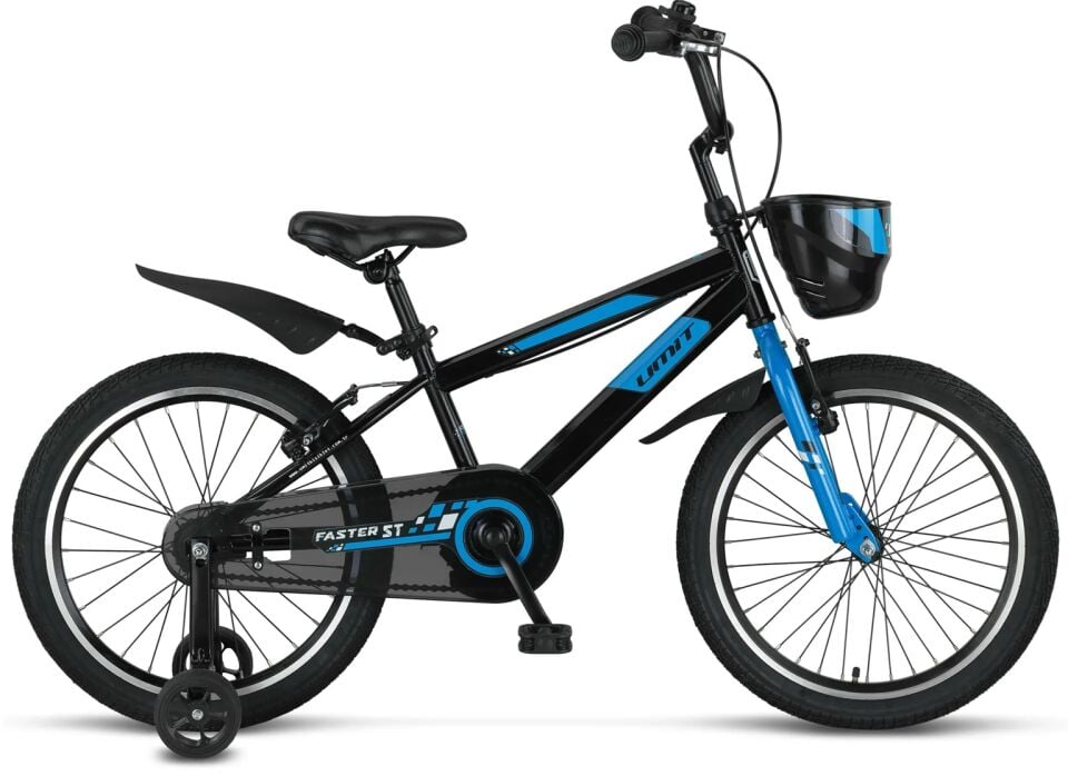 ÜMİT FASTER-ST-V-ERKEK ÇOCUK BİSİKLETİ 20 JANT SİYAH MAVİ