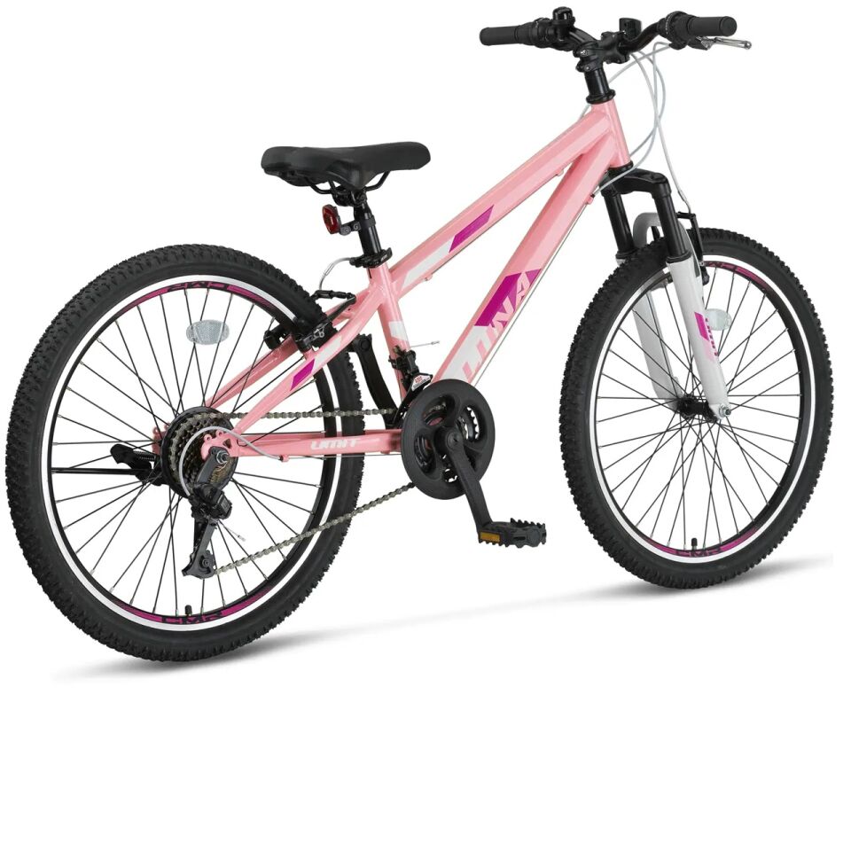 Ümit Luna L - 24 Jant 18 Vites Çocuk Bisikleti - Toz Pembe