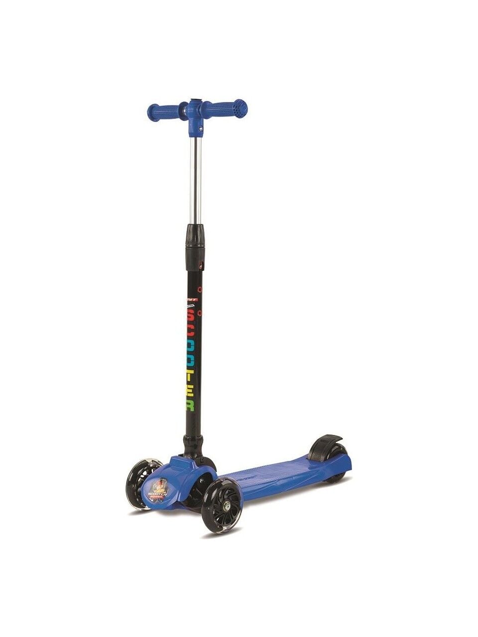 Babyhope 142 Mavi Akıllı Scooter 3-8 Yaş Arası Kullanıma Uygun Led Işıklı Tekerlekler