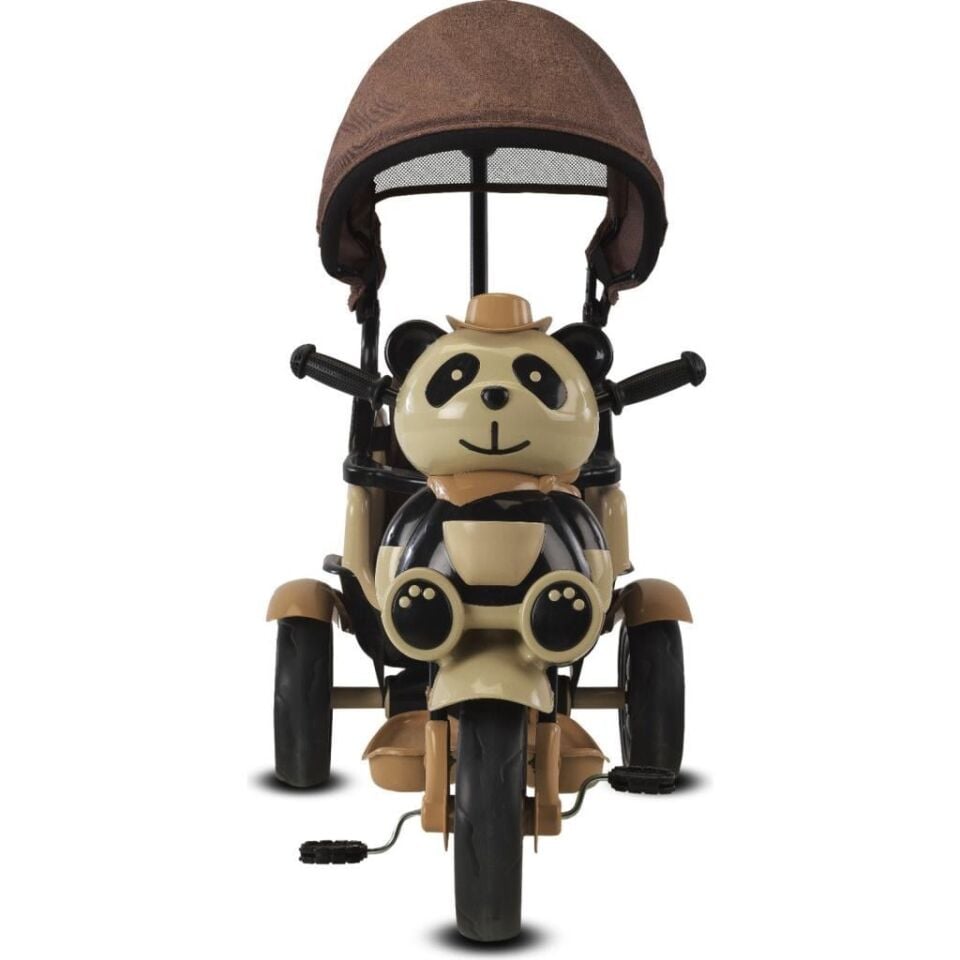 Babyhope 127 Little Panda 3 Tekerlekli İtmeli Bisiklet KAHVERENGİ