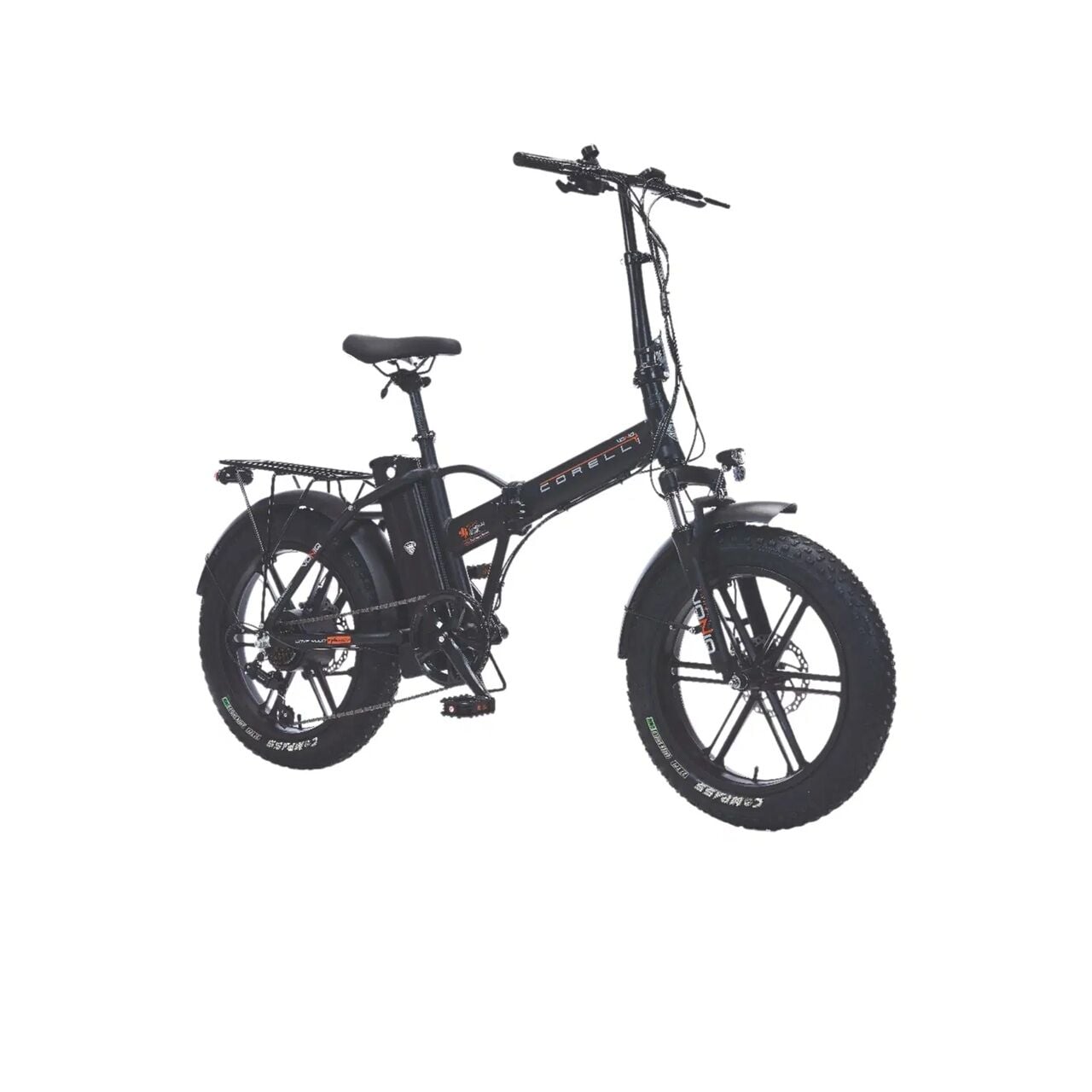 Corelli Voniq Eco Mag- 20'' Jant - Elektrikli Katlanır ( Fat Bike ) Bisiklet - Turuncu