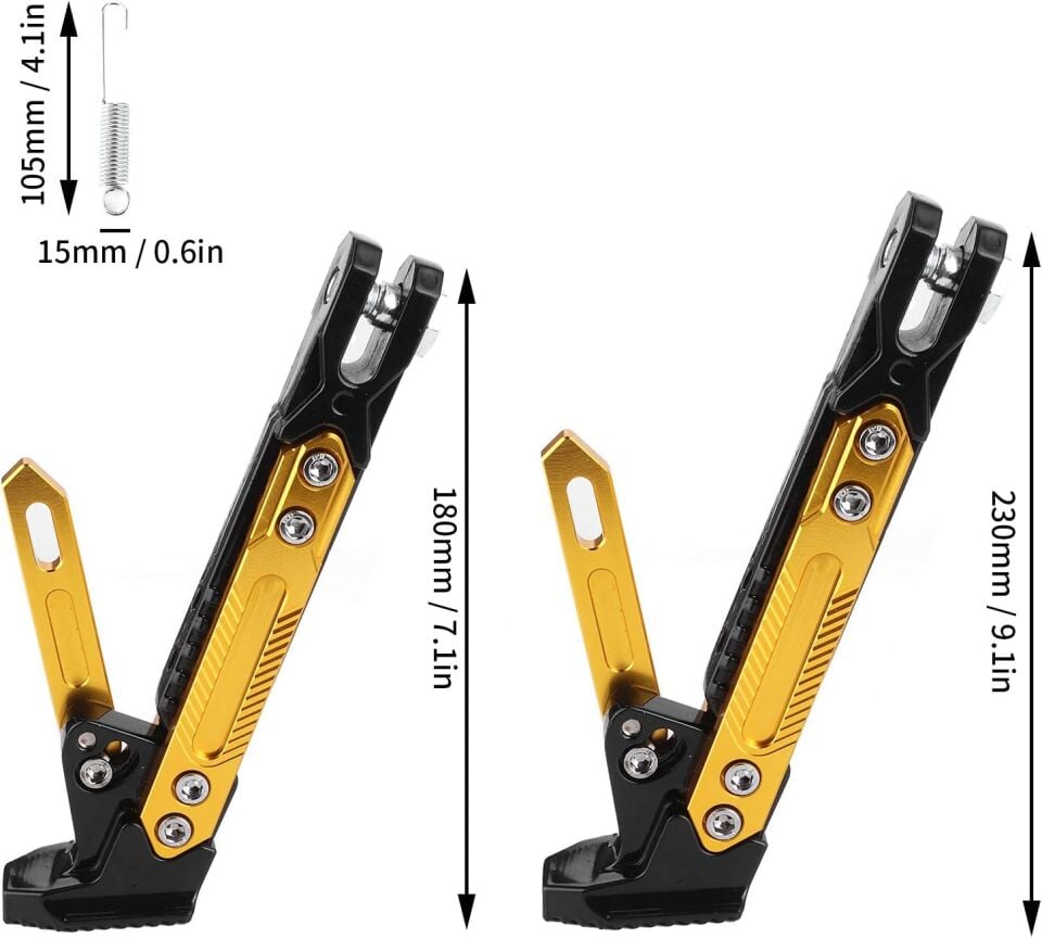 Park Ayağı - E-Scooter, Motor, 10 inç, Ayarlı, Robot, Ayarlanabilir Park Ayağı, Yan Sehpa
