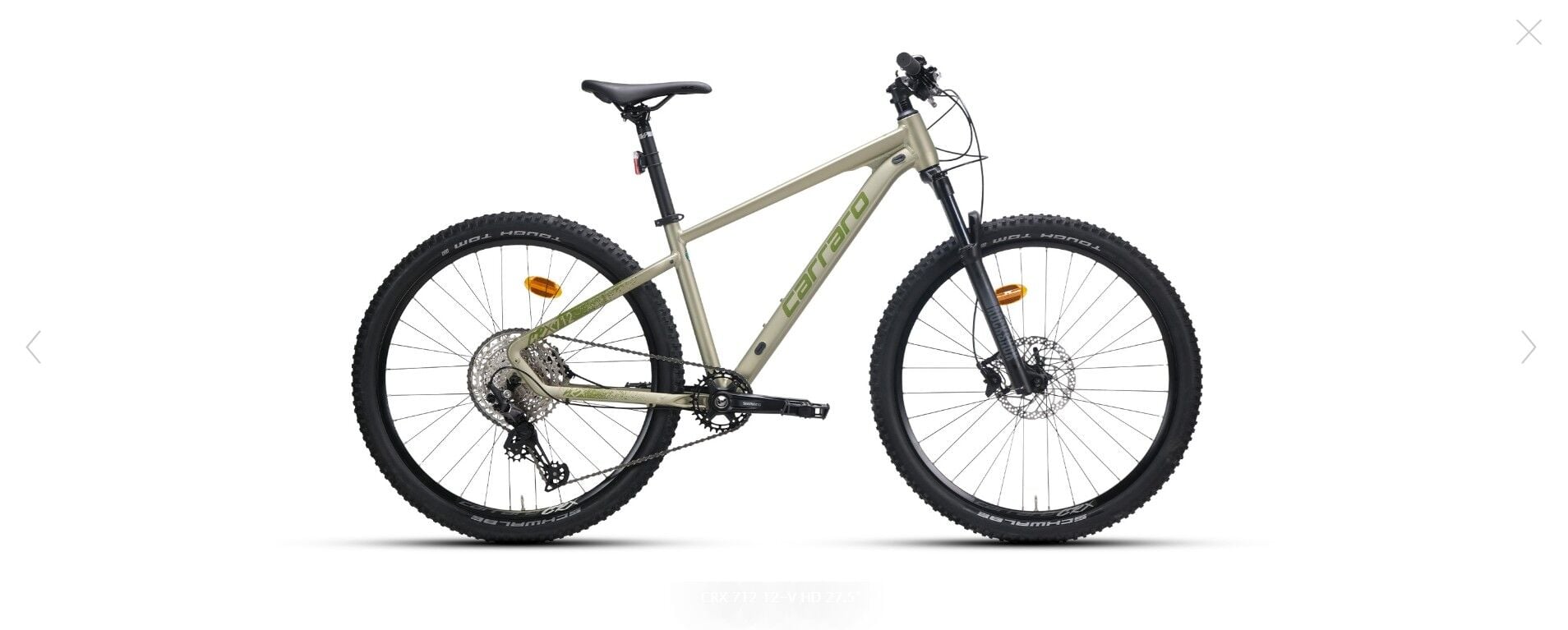 CARRARO 27,5 JANT CRX 712 E.DAG 360H 12-V HD MAT BEJ-YEŞİL /ROCKSHOX  MAŞA / DEORE SET