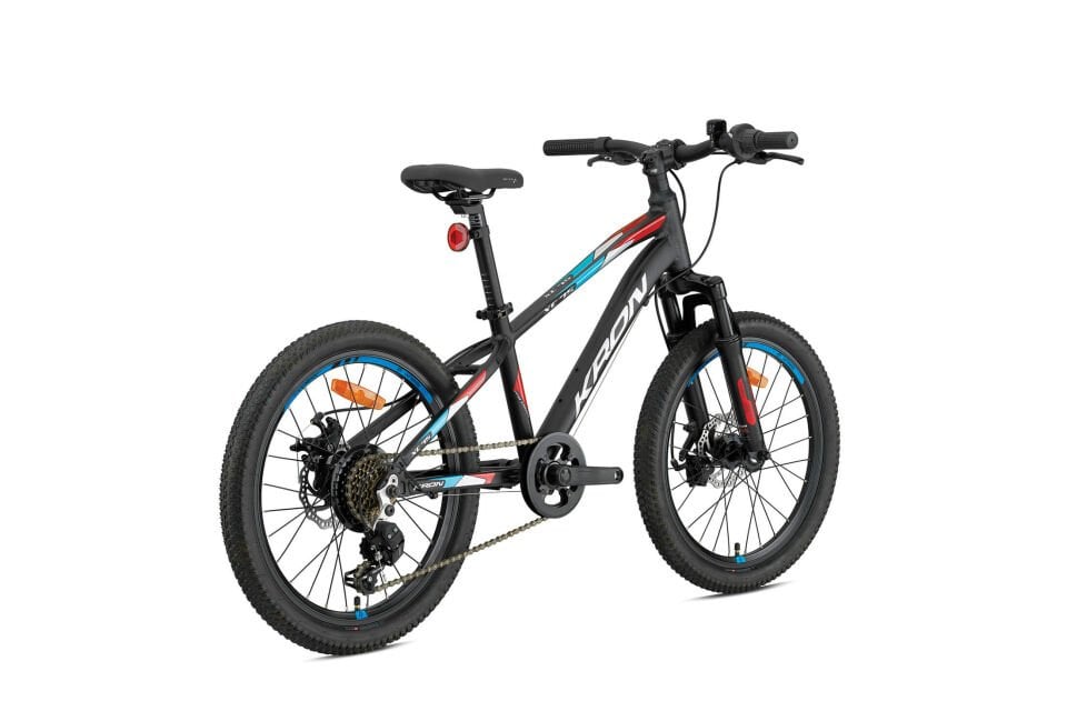 KRON XC 75 20 JANT MTB 11' 7 VİTES V.B MAT SİYAH SARI-GRİ MAVİ