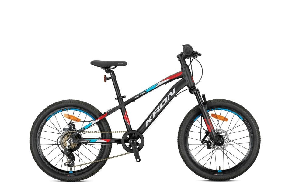 KRON XC 75 20 JANT MTB 11' 7 VİTES V.B MAT SİYAH KIRMIZI-GRİ MAVİ