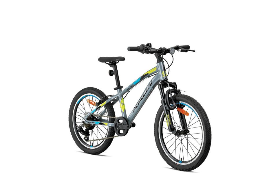 KRON XC 75 20 JANT MTB 11' 7 VİTES V.B NARDO GRİ/NEON SARI-SİYAH-MAVİ