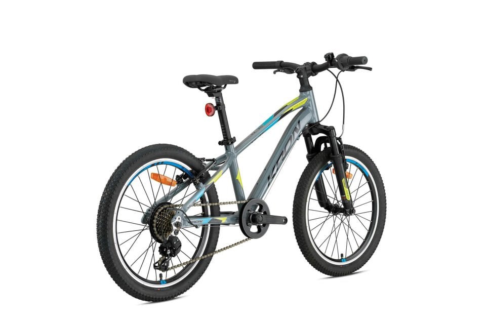 KRON XC 75 20 JANT MTB 11' 7 VİTES V.B NARDO GRİ/NEON SARI-SİYAH-MAVİ