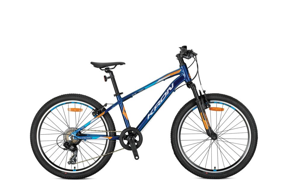 KRON XC 75 20 JANT MTB 11 KADRO 7 VİTES MEKANİK DİSC FREN LACİVERT/TURUNCU-GRİ-MAVİ