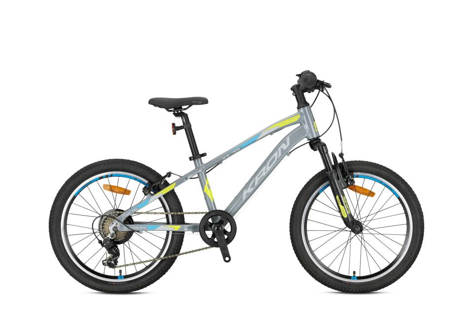 KRON XC 75 20 JANT MTB 11 KADRO 7 VİTES MEKANİK DİSC FREN NARDO GRİ/NEON SARI-SİYAH-MAVİ